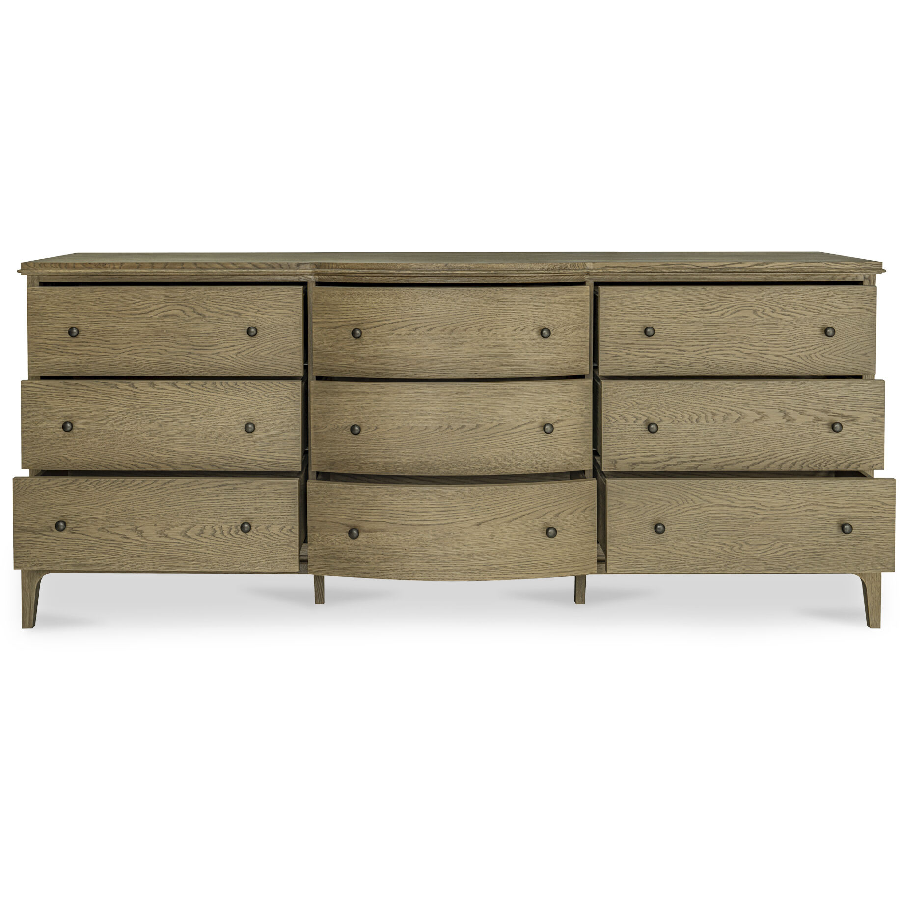 Sadie Brown Dresser, 9 Drawer